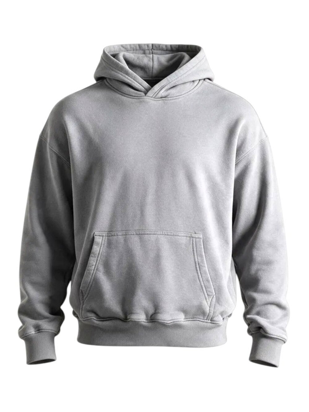 Hollister Feel Good Boxy Hoodie Sweatshirt, Gray, M, Streetwear, Activewear